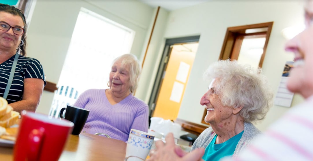 People sitting at a table